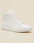 Sneakers Uomo Alte in Pelle – Design High-Top Casual Premium - vista 3-4