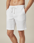Pantaloncini Uomo a Righe Estivi – Stile Mediterraneo Fresco - Rosso e Bianco