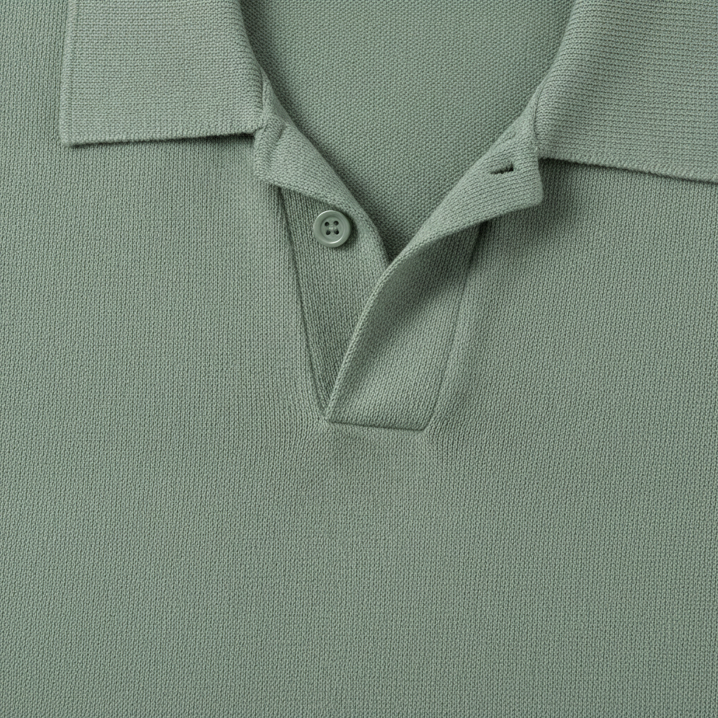Completo Coordinato Uomo Polo Tricot e Pantaloncini - dettaglio