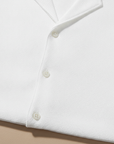 Completo Coordinato Uomo Colletto Camp – Camicia e Pantaloncini Estivi - dettaglio