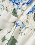 Abito lungo donna in tessuto leggero, floreale — vista 4