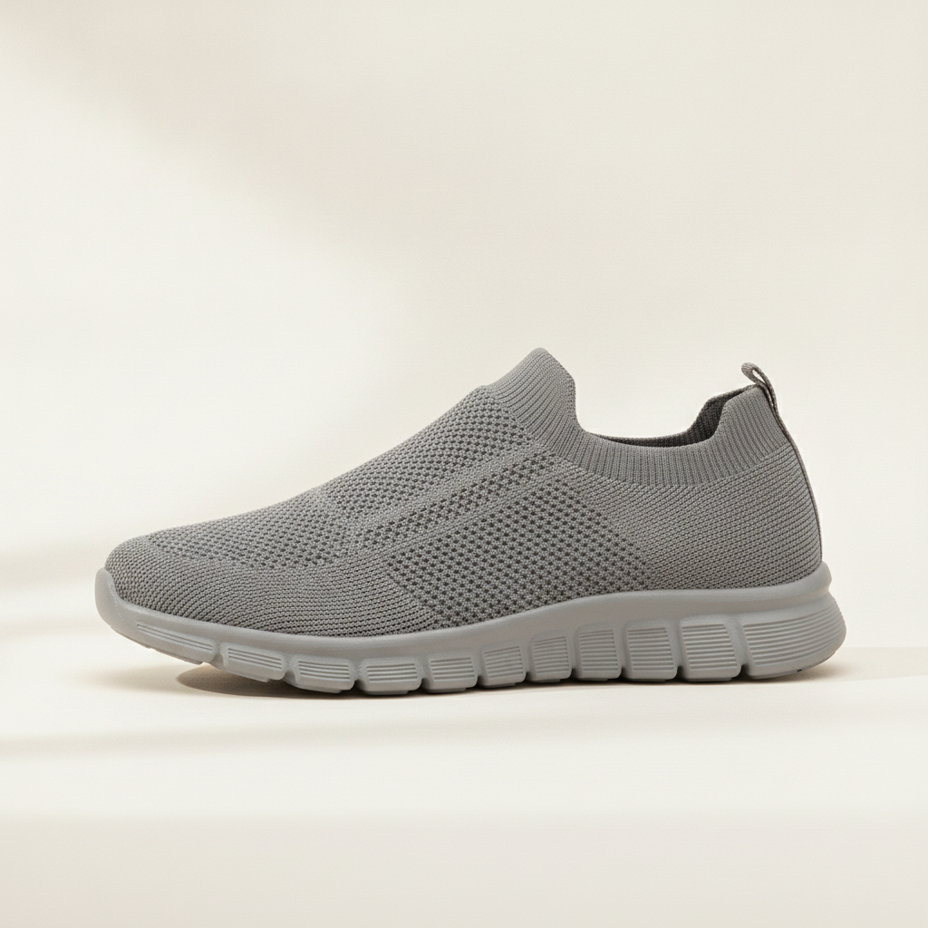 Sneakers Uomo Sportive Leggere in Mesh – Comfort Quotidiano Attivo - vista laterale