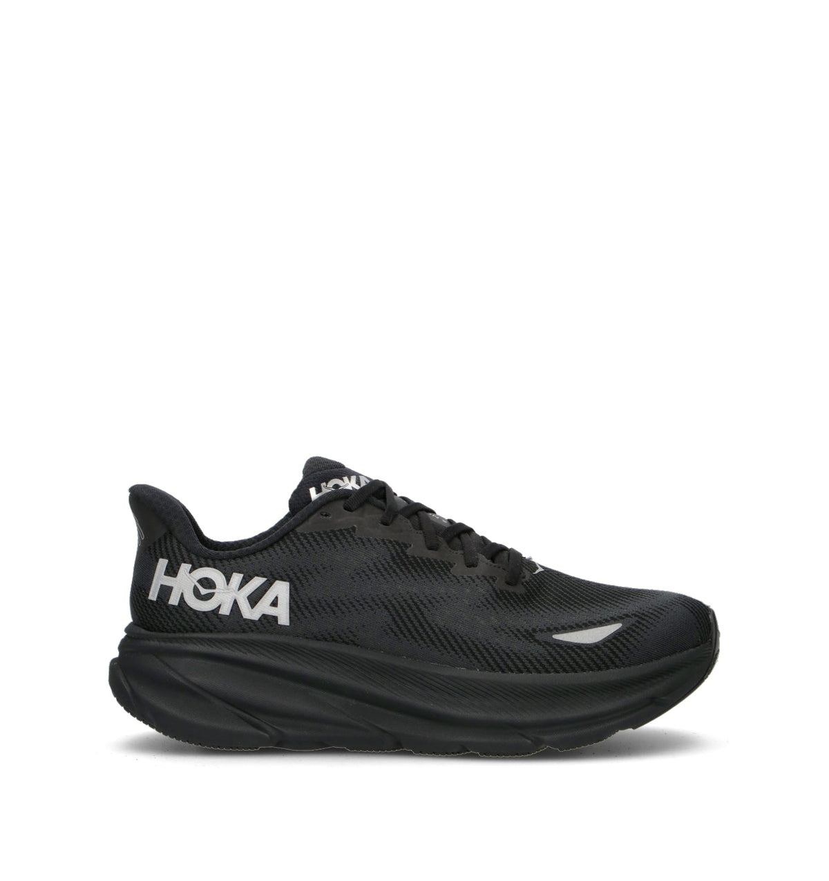 Hoka One One M Clifton 9 GTX Scarpa running uomo nera in gore-tex