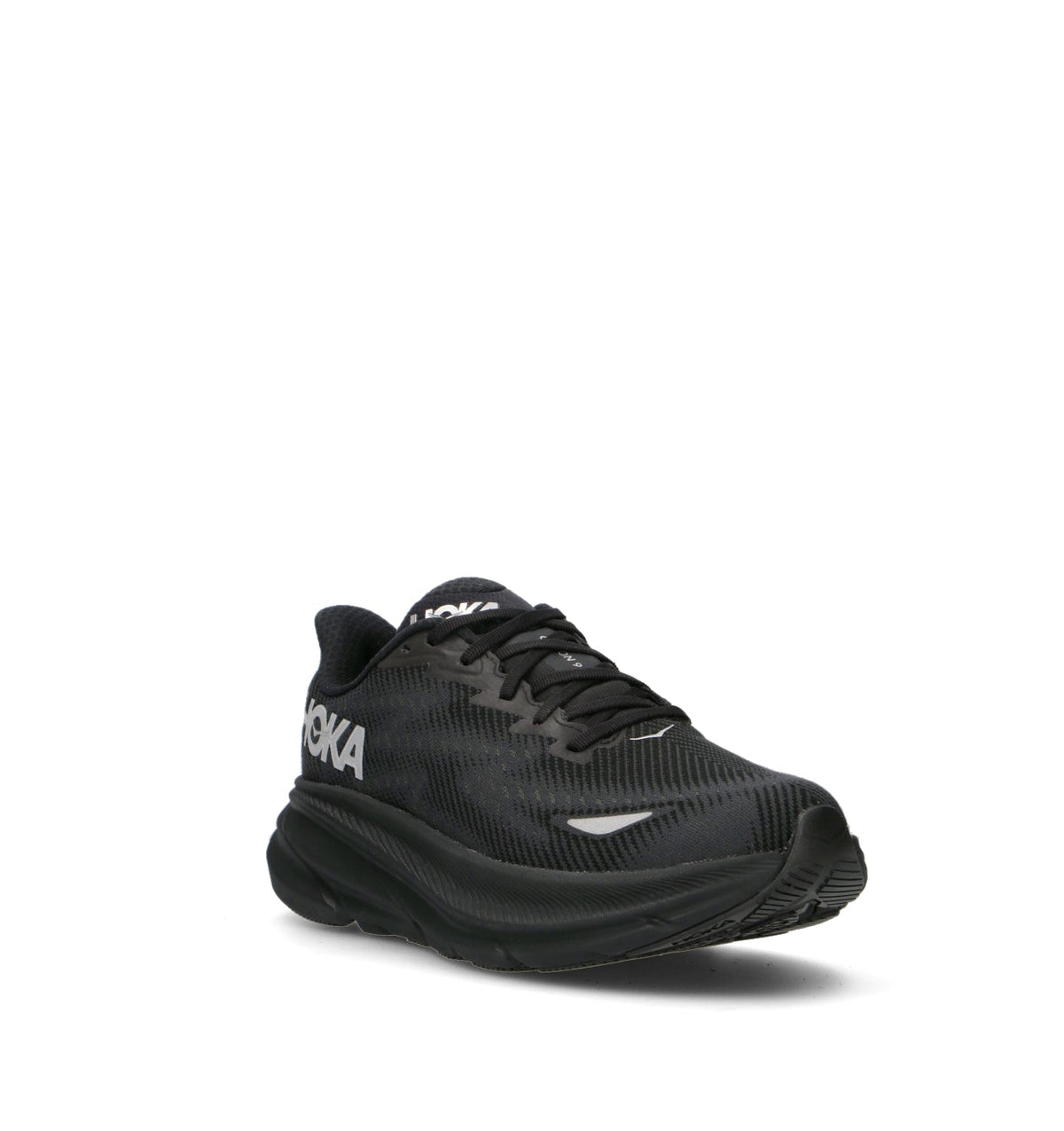 Hoka One One M Clifton 9 GTX Scarpa running uomo nera in gore-tex