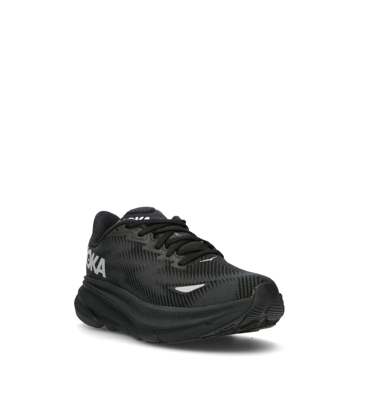Hoka One One W Clifton 9 GTX Scarpa running donna nera in gore-tex