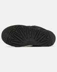 UGG Lowmel Black sneakers uomo e donna in pelle scamosciata nero, dettaglio interno
