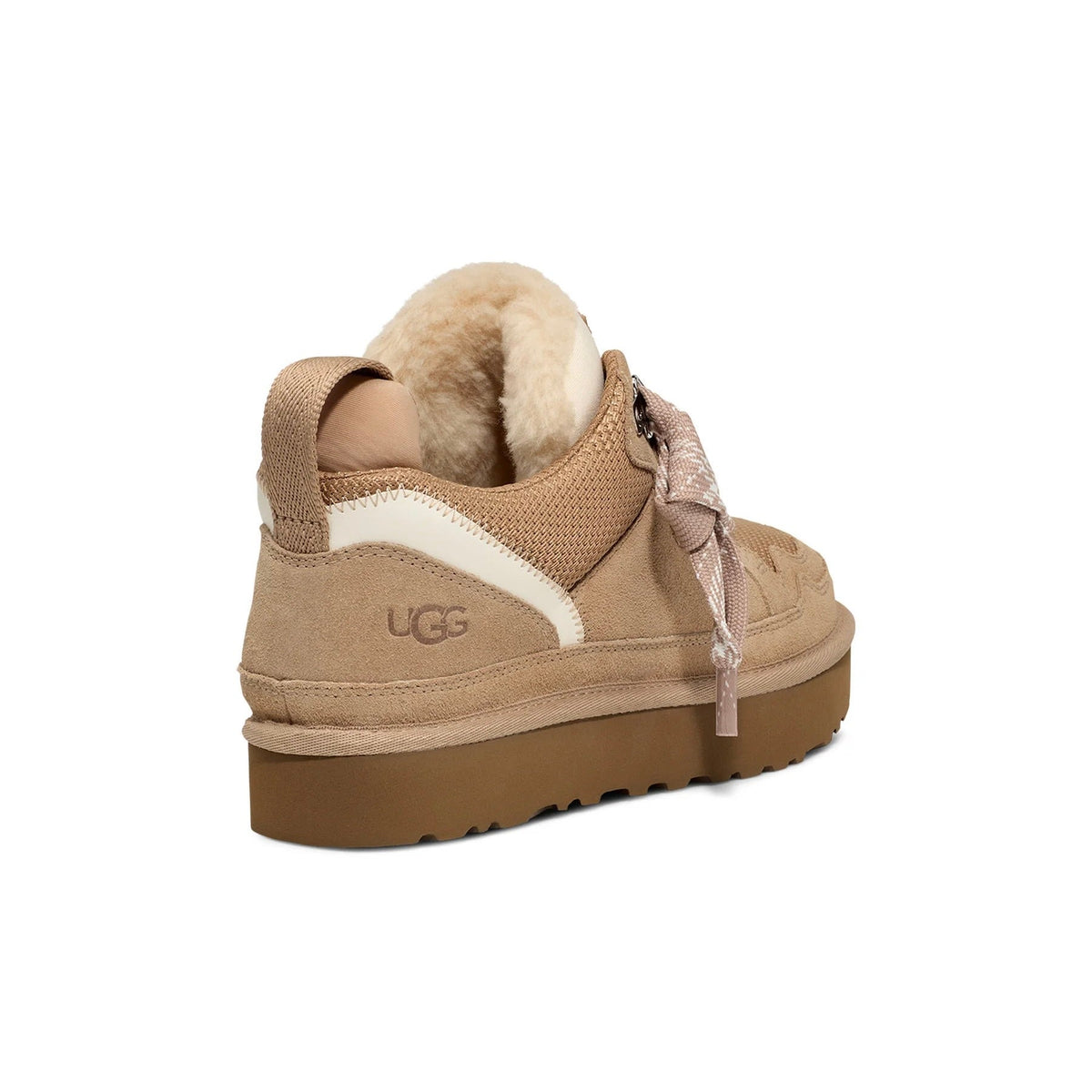 UGG Lowmel Sand sneakers donna in pelle scamosciata beige sand, dettaglio interno
