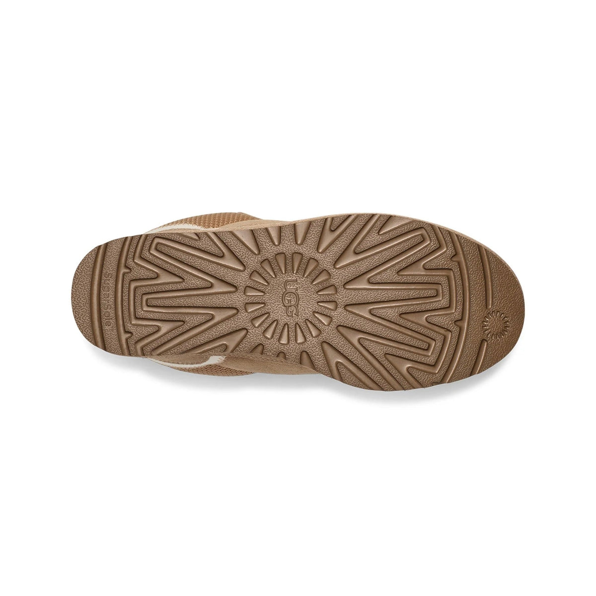 UGG Lowmel Sand sneakers donna in pelle scamosciata beige sand, vista dall'alto