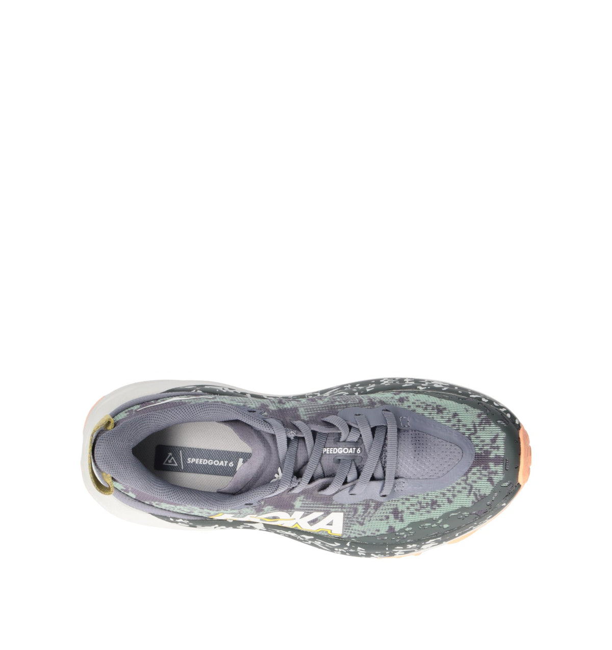 Hoka One One W Speedgoat 6 Scarpa trail running donna grigia Grey Skies Cosmic Grey