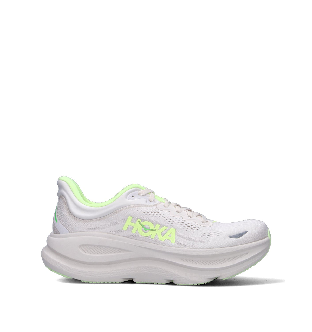 Hoka One One M Bondi 9 Scarpa running uomo grout/neon yuzu