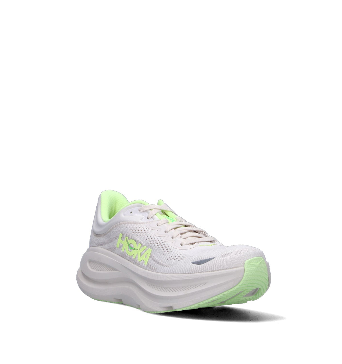 Hoka One One M Bondi 9 Scarpa running uomo grout/neon yuzu