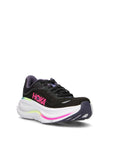Hoka One One W Bondi 9 Scarpa running donna nera Black Neon Dragonfruit