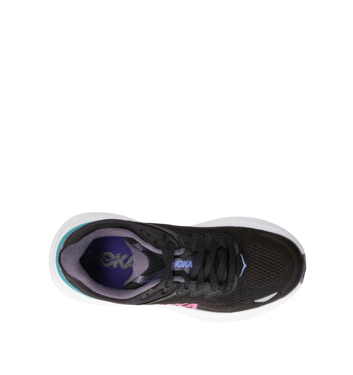 Hoka One One W Bondi 9 Scarpa running donna nera Black Neon Dragonfruit