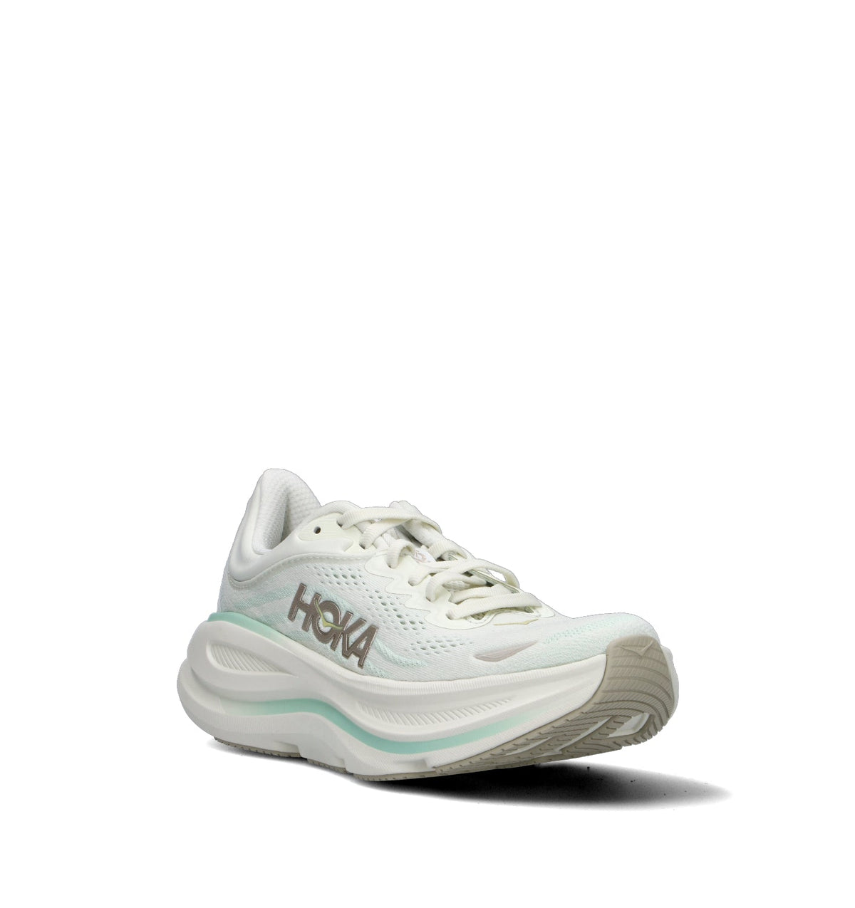 Hoka One One W Bondi 9 Scarpa running donna bianca/acquamarina