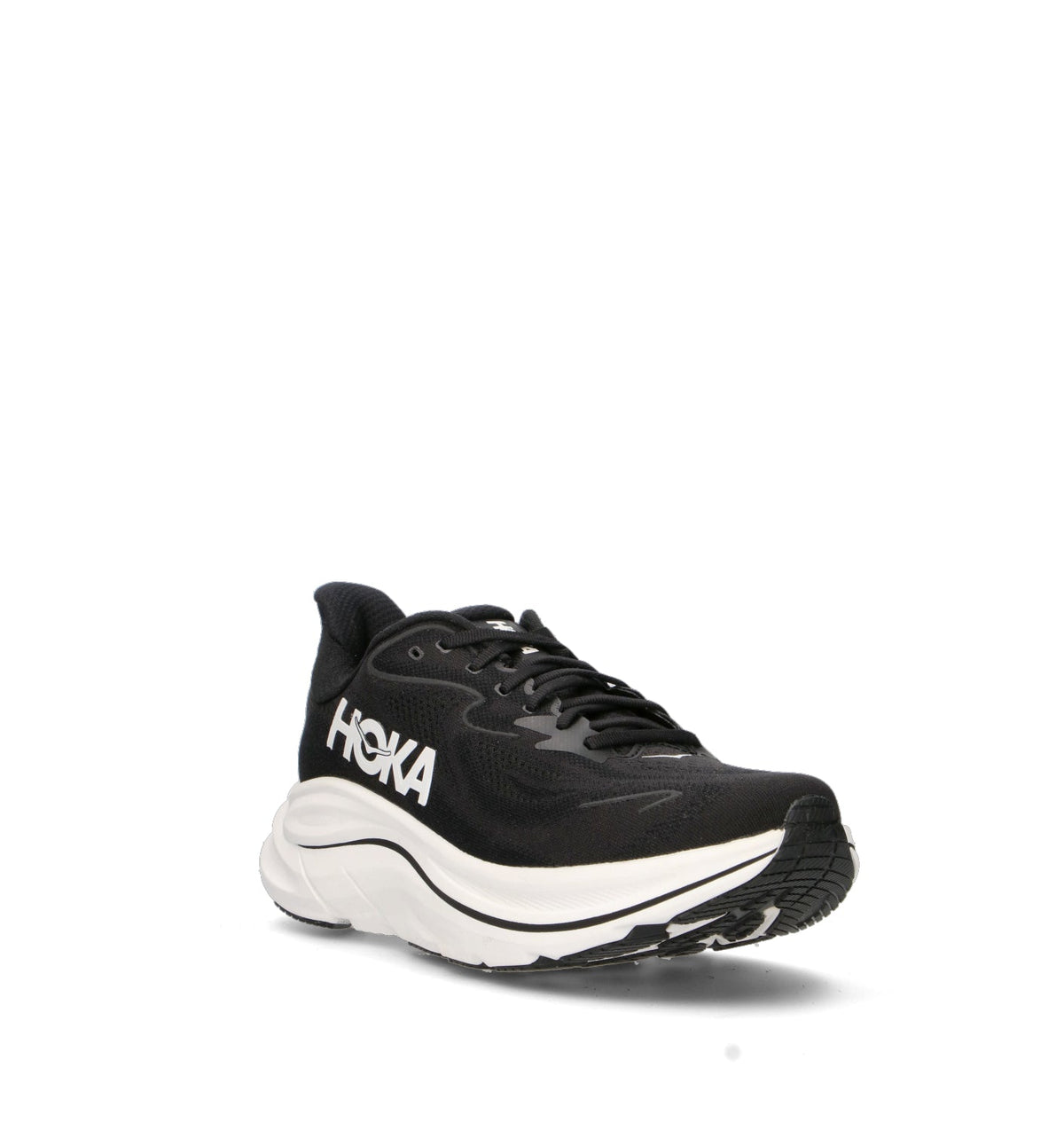 Hoka One One M Clifton 10 Scarpa running uomo nera Black White