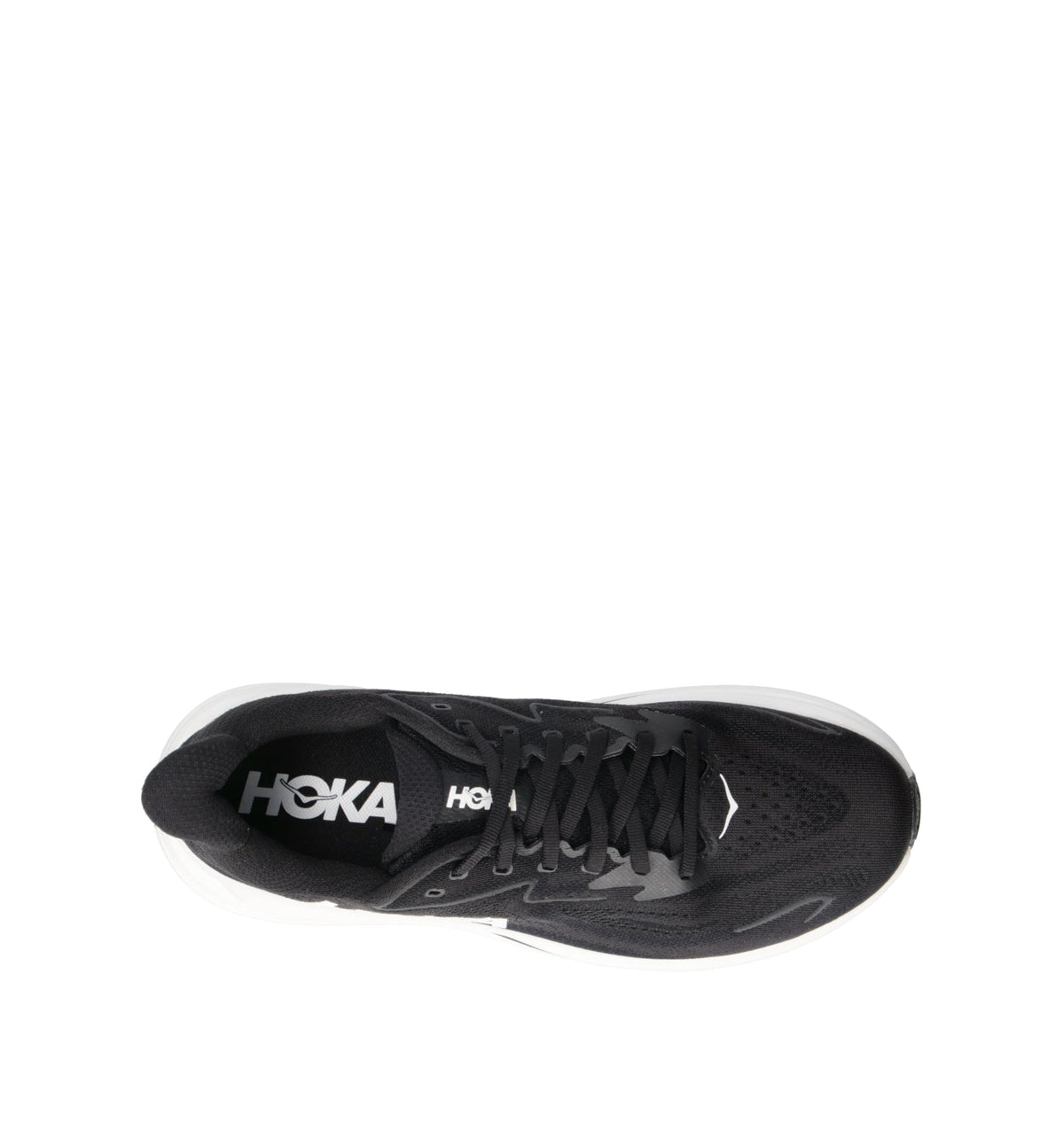 Hoka One One M Clifton 10 Scarpa running uomo nera Black White