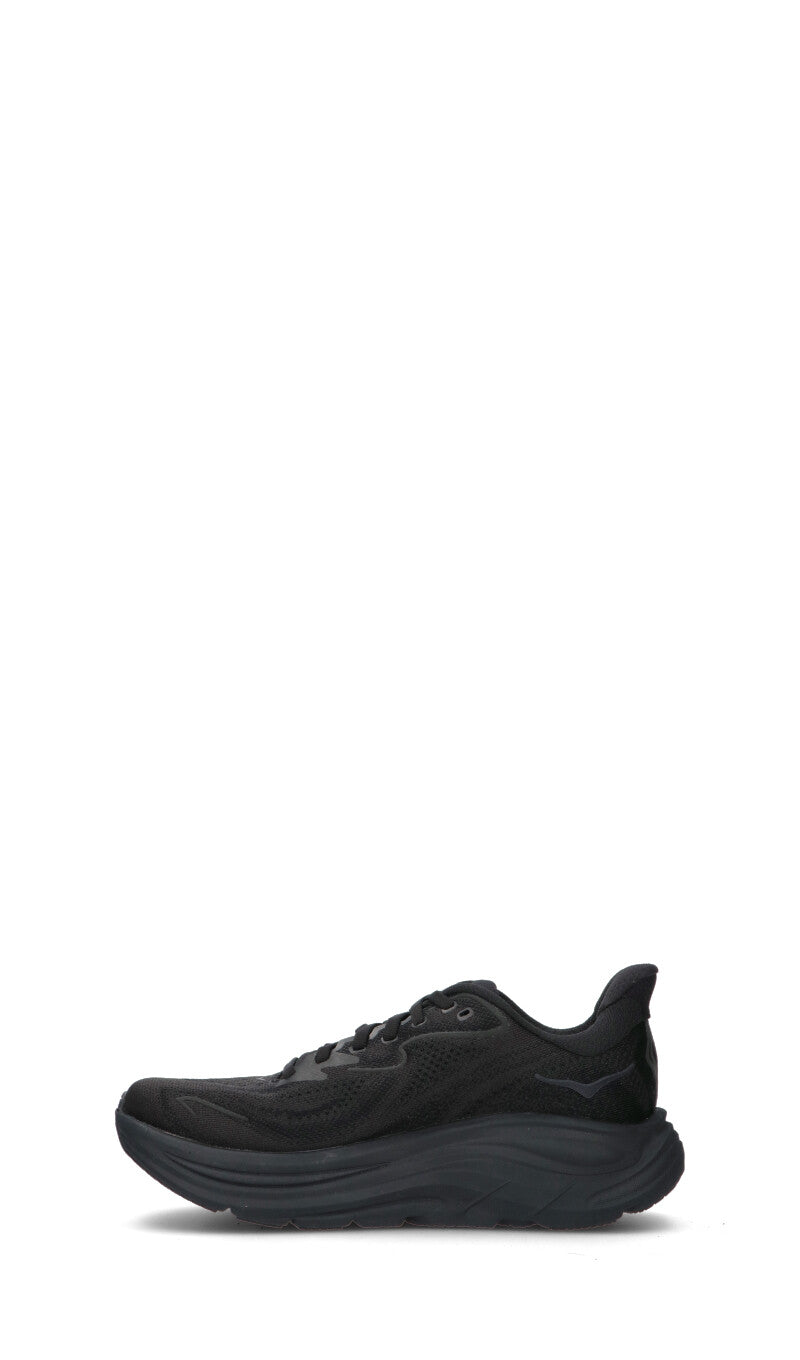 Hoka One One W Clifton 10 Scarpa running donna nera Black Black