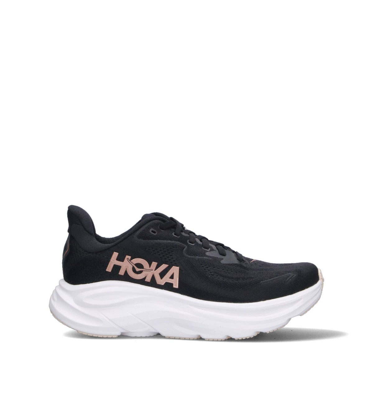 Hoka One One W Clifton 10 Scarpa running donna nera Black Rose Gold