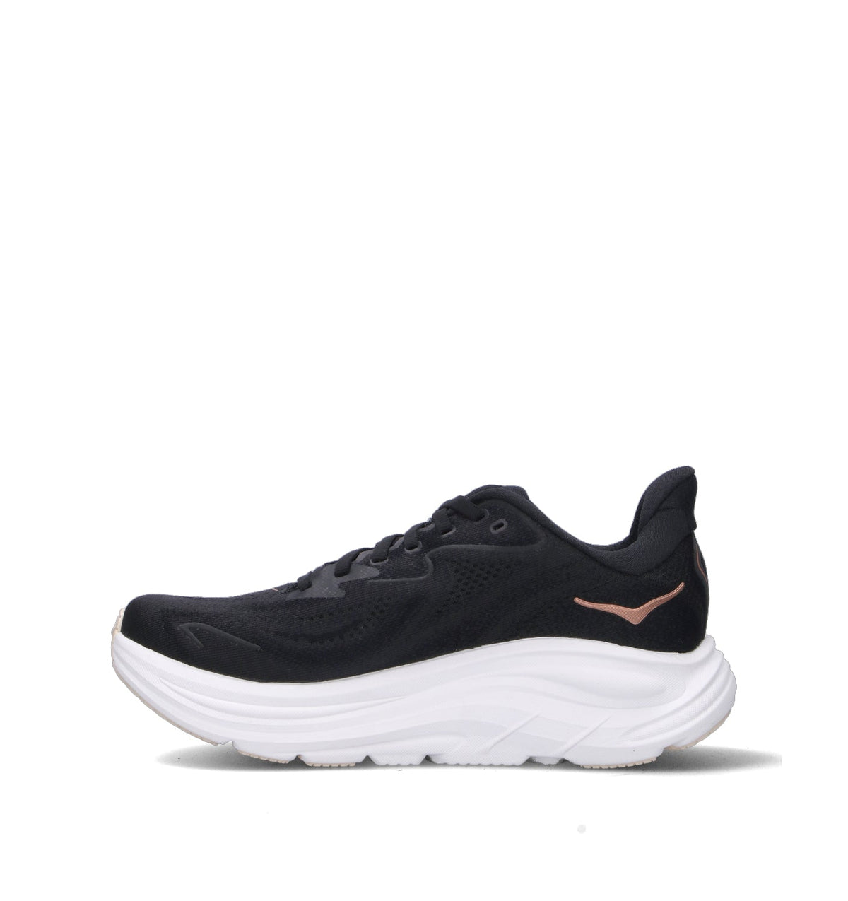 Hoka One One W Clifton 10 Scarpa running donna nera Black Rose Gold