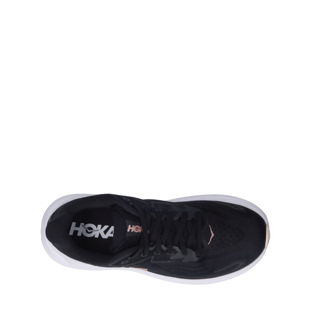 Hoka One One W Clifton 10 Scarpa running donna nera Black Rose Gold