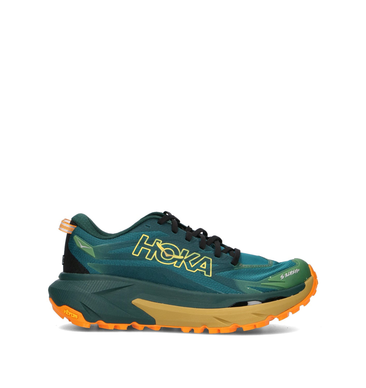 Hoka One One M Mafate 5 Scarpa trail running uomo tidal wave/mustard seed