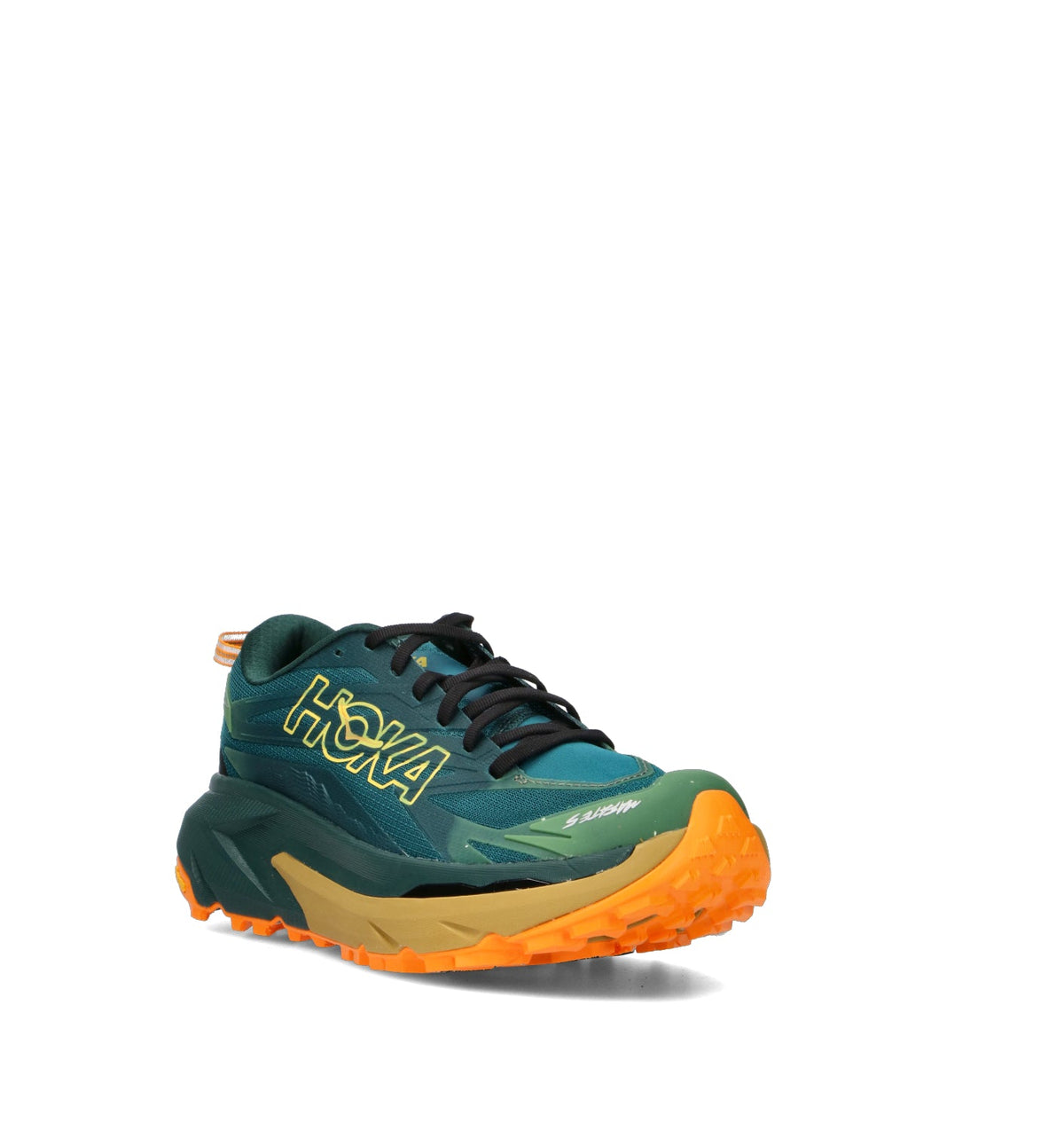 Hoka One One M Mafate 5 Scarpa trail running uomo tidal wave/mustard seed