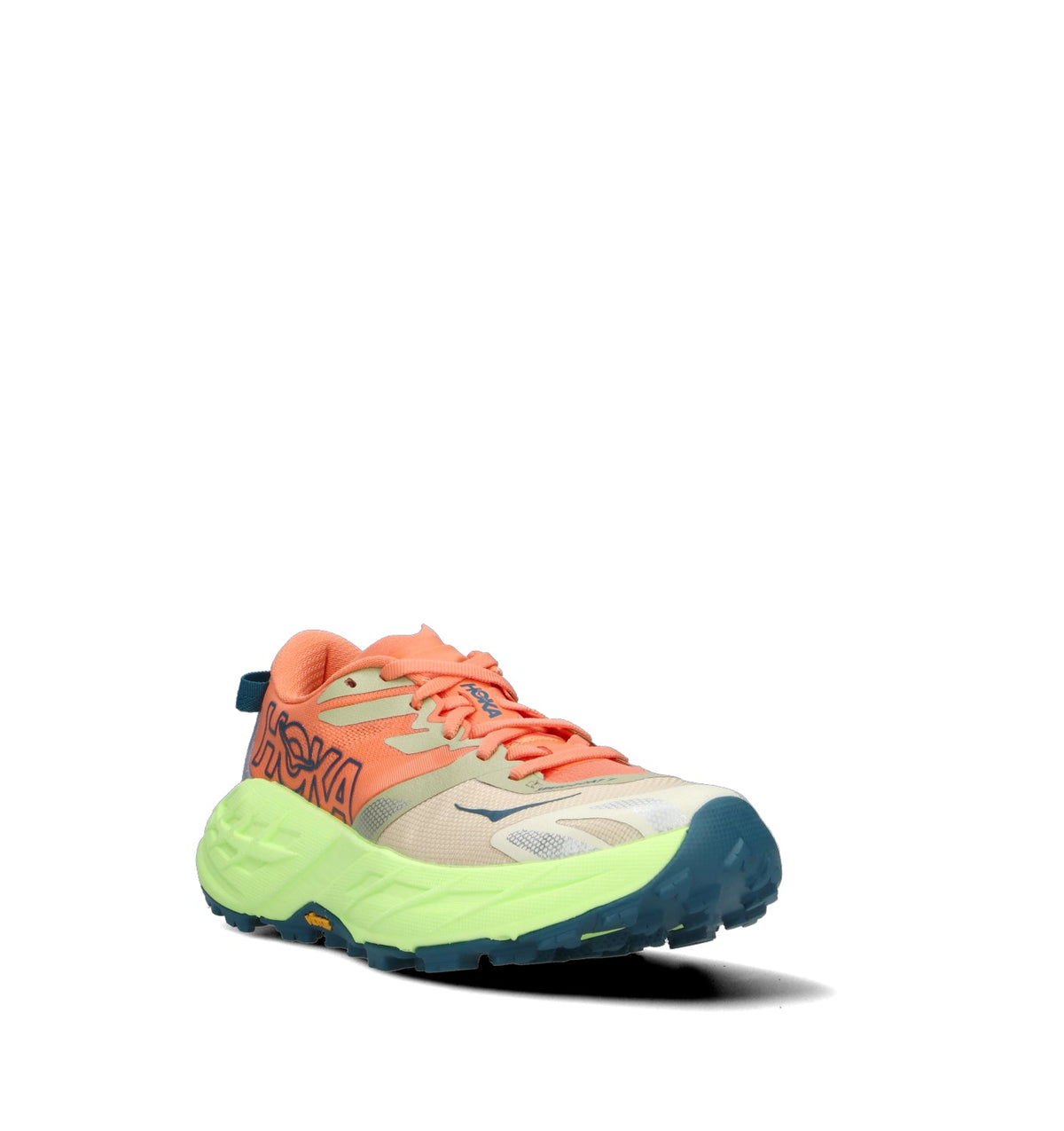 Hoka One One W Speedgoat 7 Scarpa trail running donna persimmon/neon yuzu