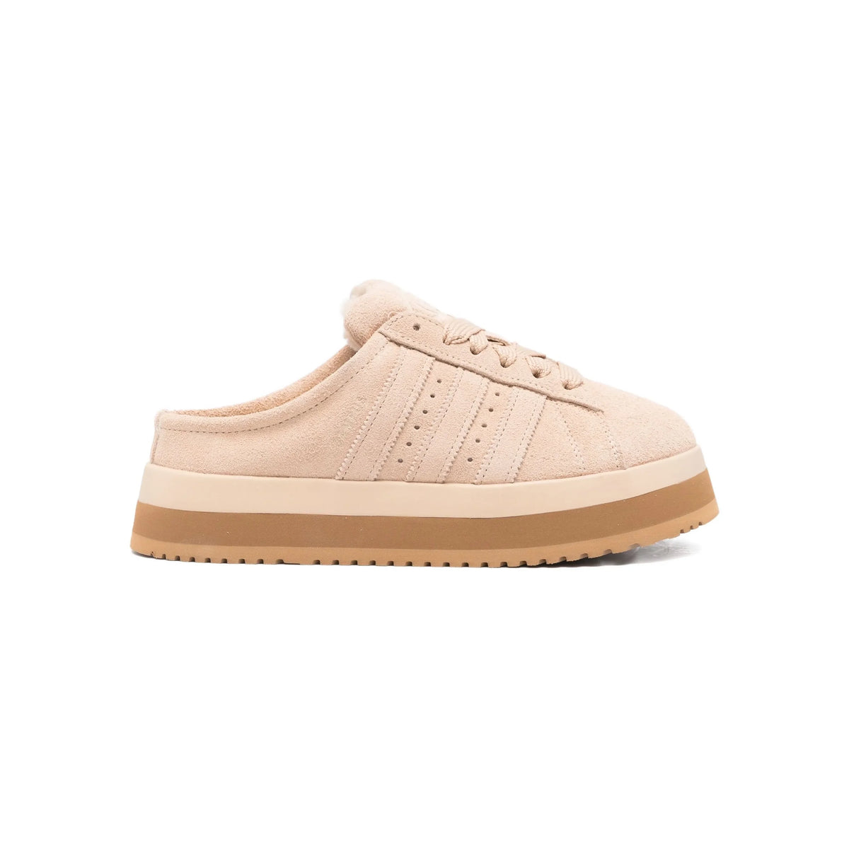 Adidas Campus 00s Winter Low Magic Beige sneakers basse uomo e donna in beige - vista laterale