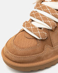 UGG Lowmel Lo Chestnut sneakers donna in pelle scamosciata marrone chestnut, vista dall'alto