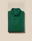 Polo Uomo in Cotone Mercerizzato – Finitura Lucida Premium - Verde Smeraldo