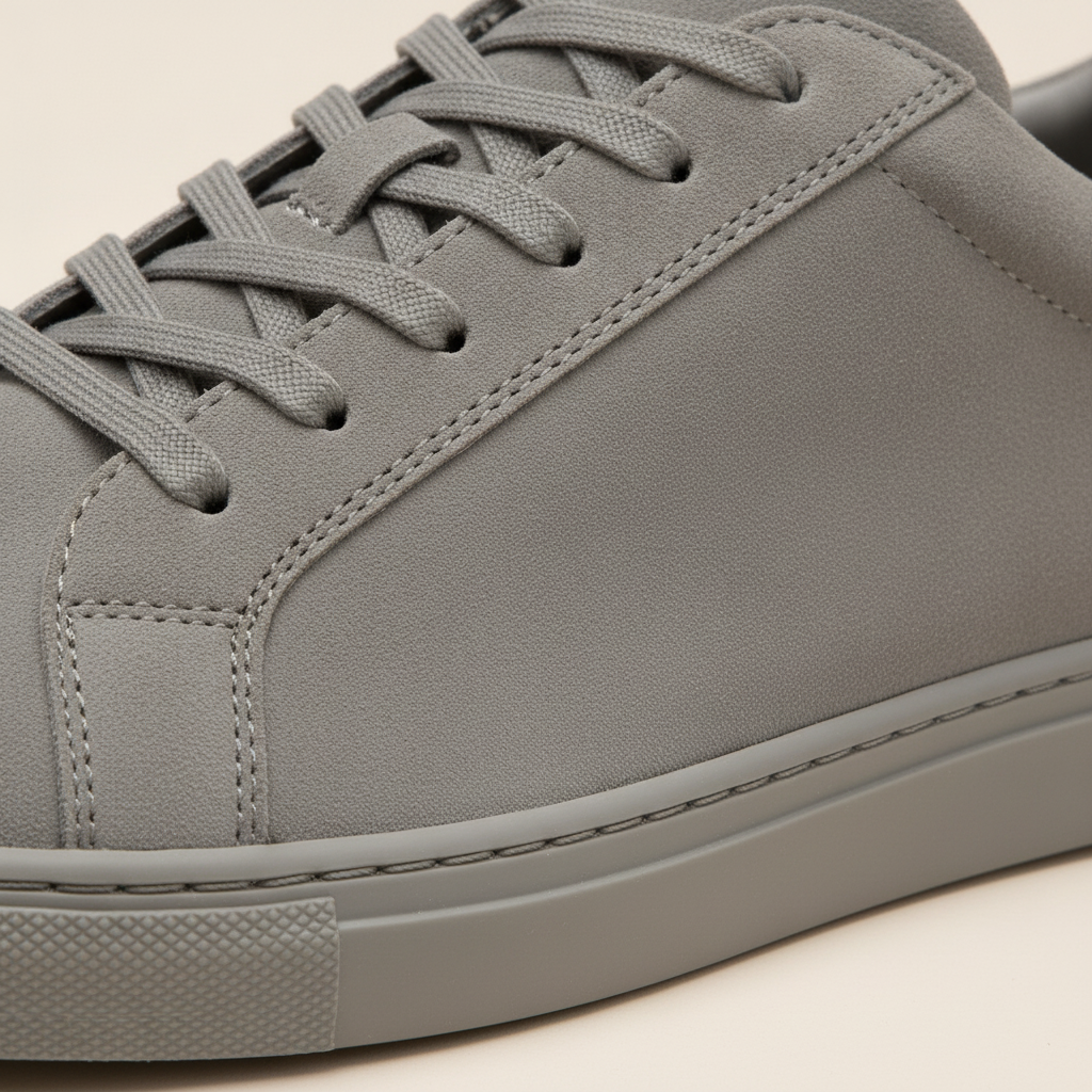 Sneakers Uomo Basse in Camoscio – Casual Morbide ed Eleganti - dettaglio