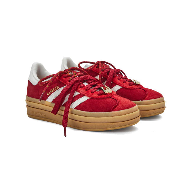 Adidas Gazelle Bold Red Year of the Horse sneakers basse platform donna in rosso - vista frontale