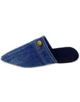 Mocassini Donna Piatti Finitura Denim – vista posteriore