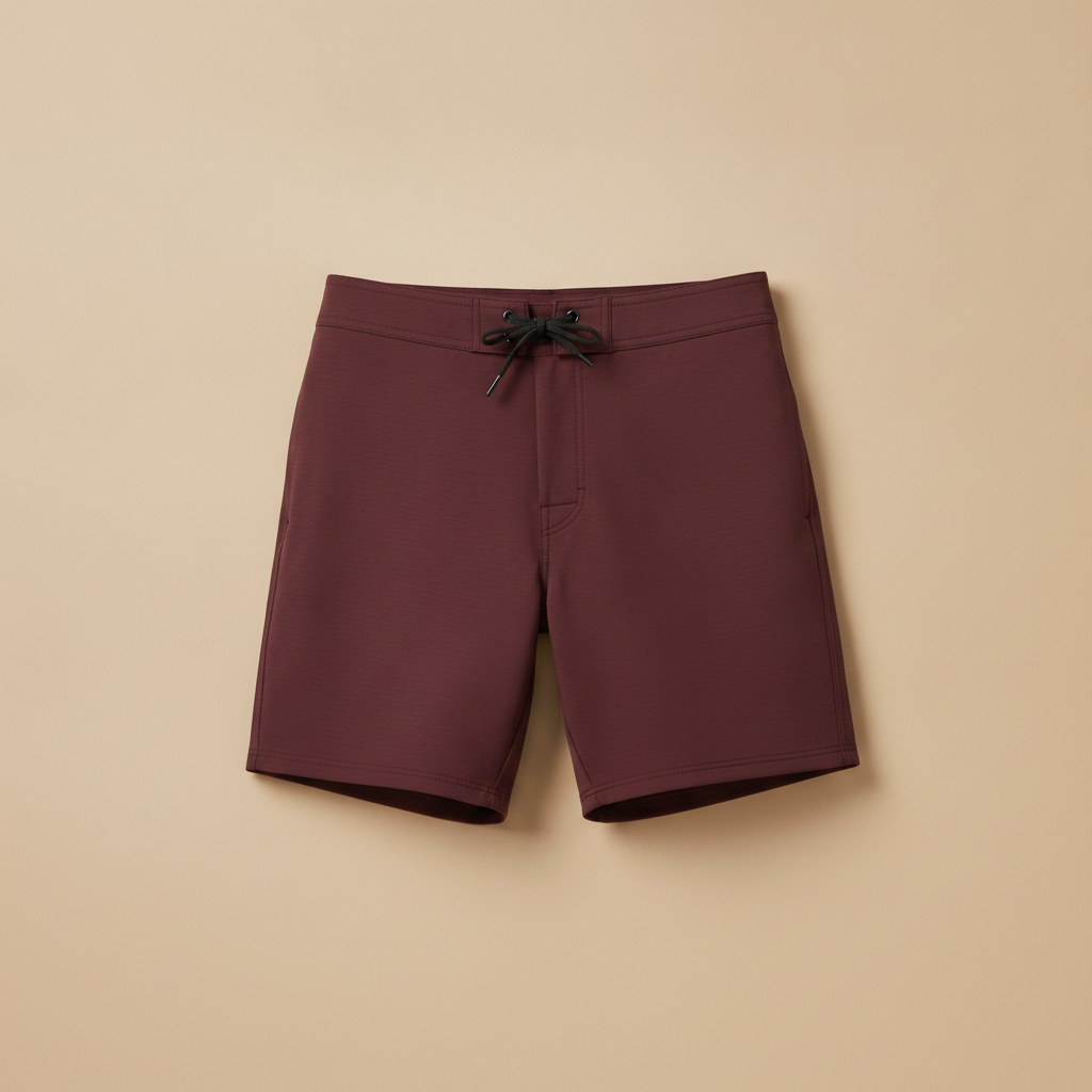 Costume Uomo Lungo al Ginocchio Quick-Dry – Sportivo e Coprente - Bordeaux