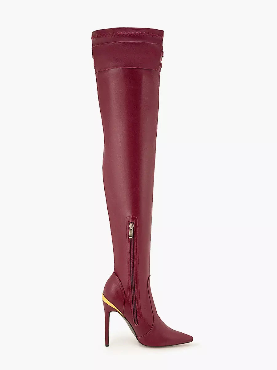 Stivali Cuissardes Donna Irene Rosa Sildora – vista laterale