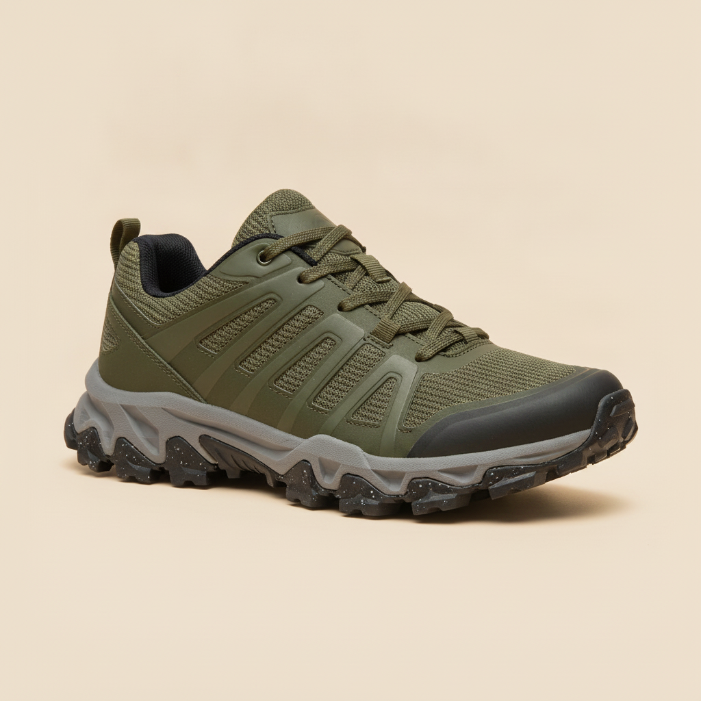 Sneakers Uomo Trail Outdoor – Grip e Comfort per l'Avventura - Verde Militare