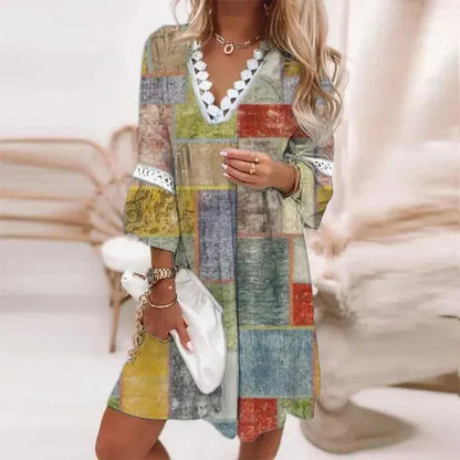Cassandra Summer Dress - Lightness florel ed Elegance rilassato