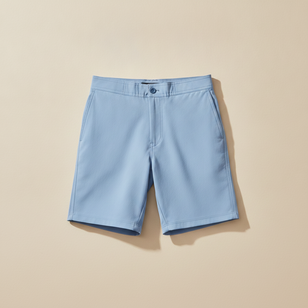 Pantaloncini Mare Uomo Quick-Dry – Tasche Laterali Pratiche - Azzurro