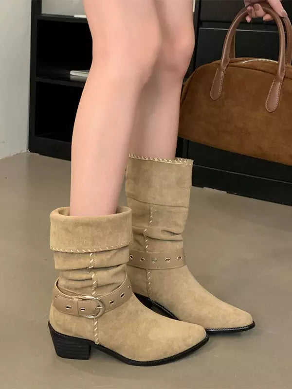 Stivaletti Donna Barbara – dettaglio del materiale