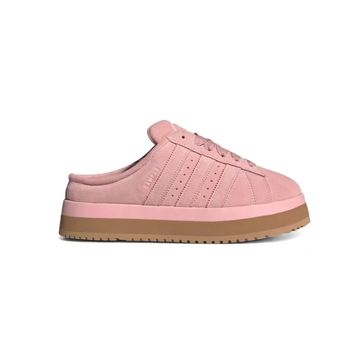 Adidas Campus 00s Winter Low Wonder Mauve Gum sneakers basse uomo e donna in rosa - vista laterale