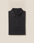 Polo Uomo Slim con Zip – Vestibilità Aderente e Moderna - Grigio Antracite