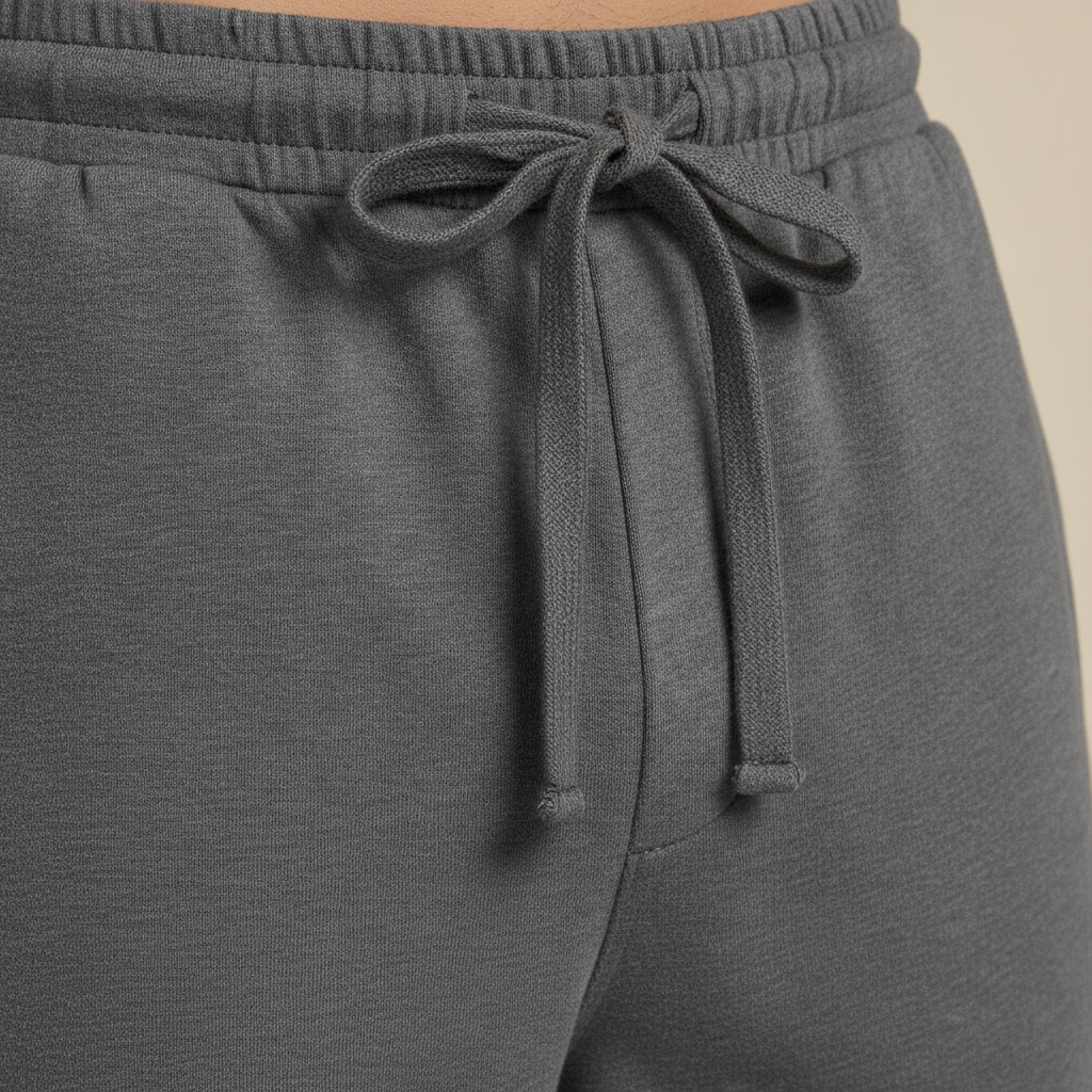 Pantaloncini Uomo con Coulisse in Cotone – Comfort Casual Rilassato - dettaglio