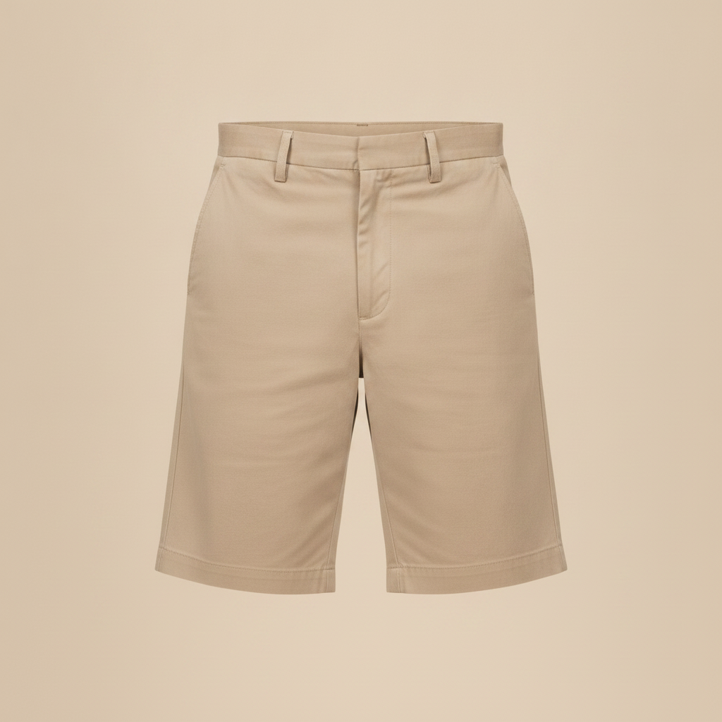 Bermuda Uomo Tinta Unita Classici – Essenziali del Guardaroba Estivo - Beige