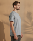 T-shirt Uomo con Taschino – Dettaglio Casual Pratico - vista laterale