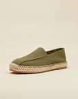 Espadrillas Uomo in Tela – Casual Estive Leggere - Verde Oliva