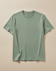 T-shirt Uomo in Cotone Biologico – Sostenibile e Morbida - Verde Salvia