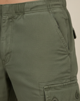 Bermuda Cargo Uomo in Cotone – Tasche Laterali Pratiche - dettaglio