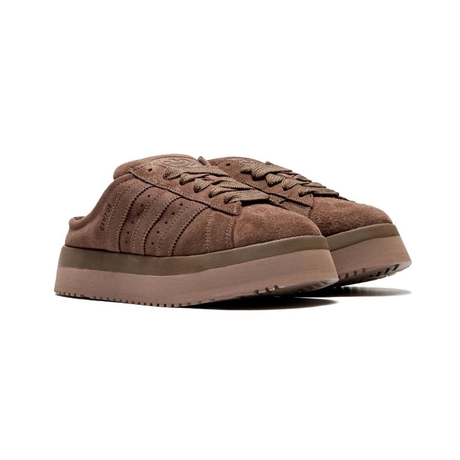 Adidas Campus 00s Winter Low Earth Strata sneakers basse uomo e donna in marrone - vista frontale