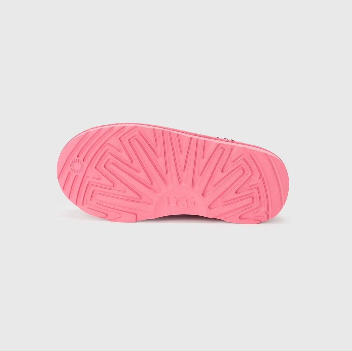 UGG Tasman II Pink Bloom ciabatte chiuse donna in pelle scamosciata e montone rosa, dettaglio interno