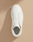 Sneakers Uomo Alte in Pelle – Design High-Top Casual Premium - vista dall'alto